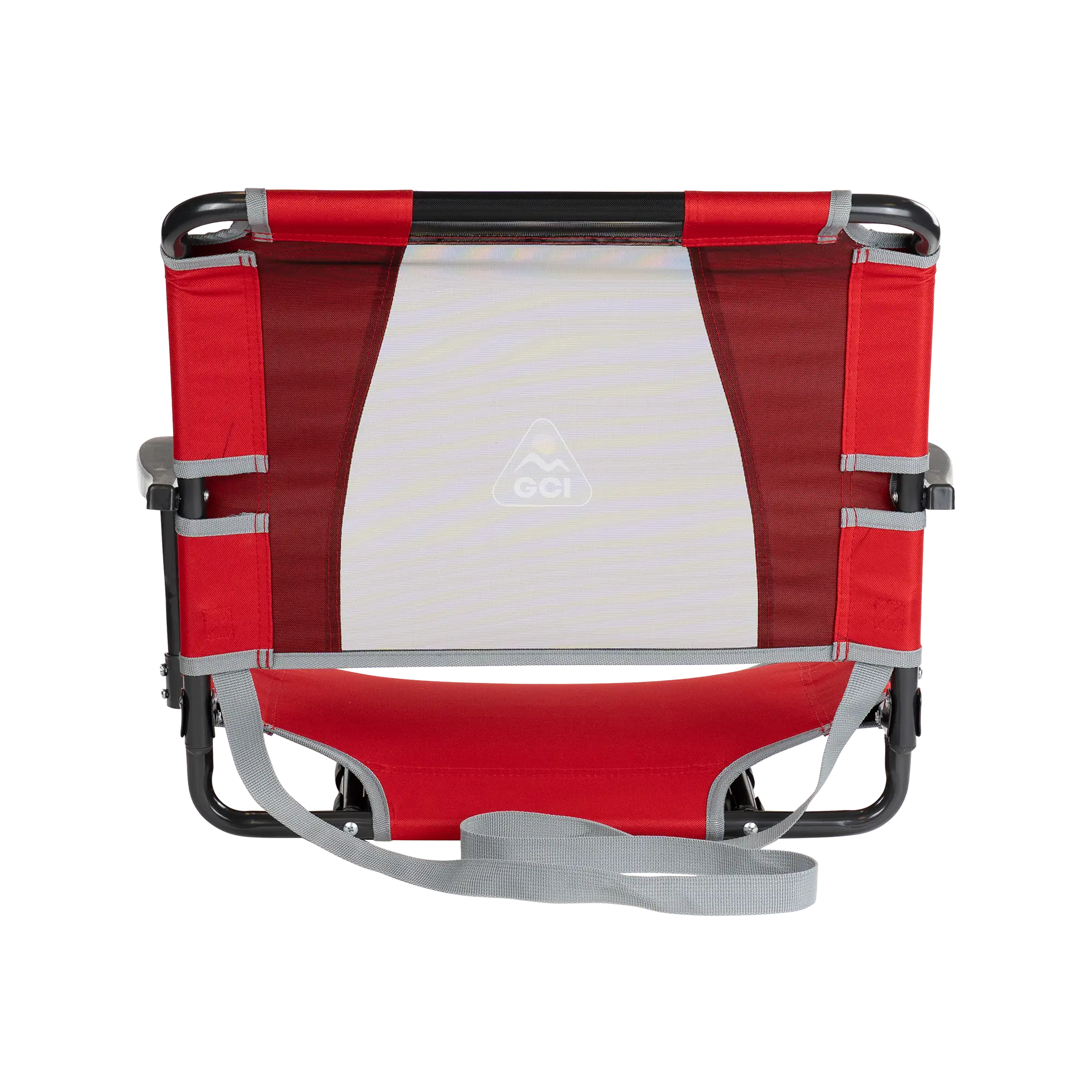 Ultra-Lightweight Big Comfort Stadium Chair with Armrests - Choice 465 - Bleacher-Friendly Stadium Chair with Back Support Detail