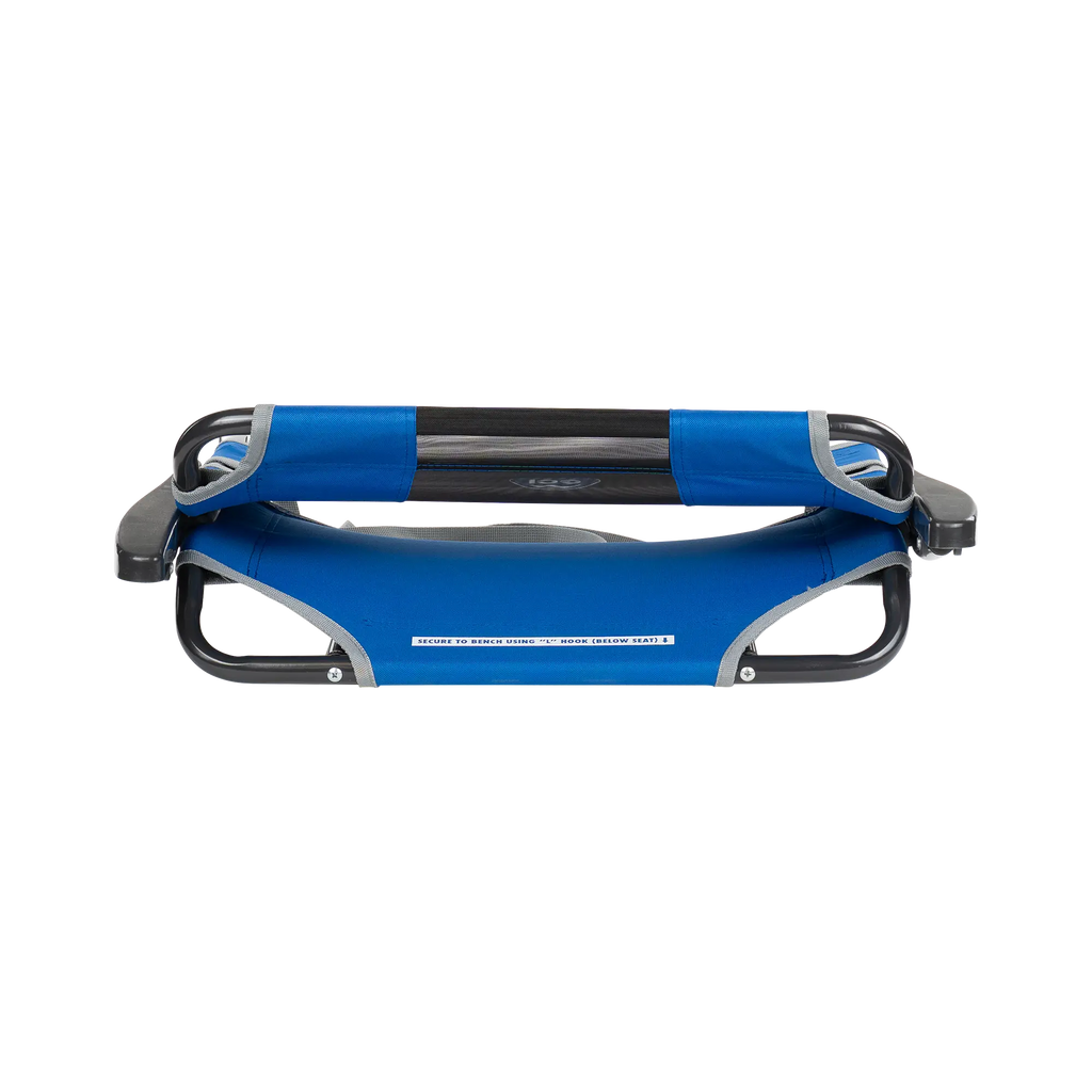 Ultra-Lightweight Big Comfort Stadium Chair with Armrests - Choice 465 - Bleacher-Friendly Stadium Chair with Back Support Detail