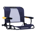 Heavy-Duty Freestyle Stadium Rock-Cliner - Choice 540 - Freestyle Rocker Portable Outdoor Folding Chair - Rich Blue