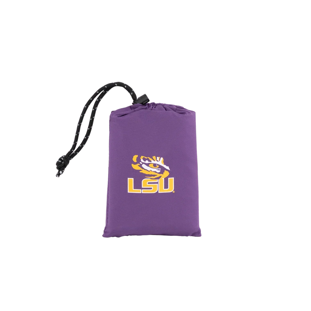 Bleacher-Friendly College V Seat Inflatable Stadium Cushion - LSU Tigers - Choice 762 - Bleacher-Friendly Stadium Chair with Back Support Detail