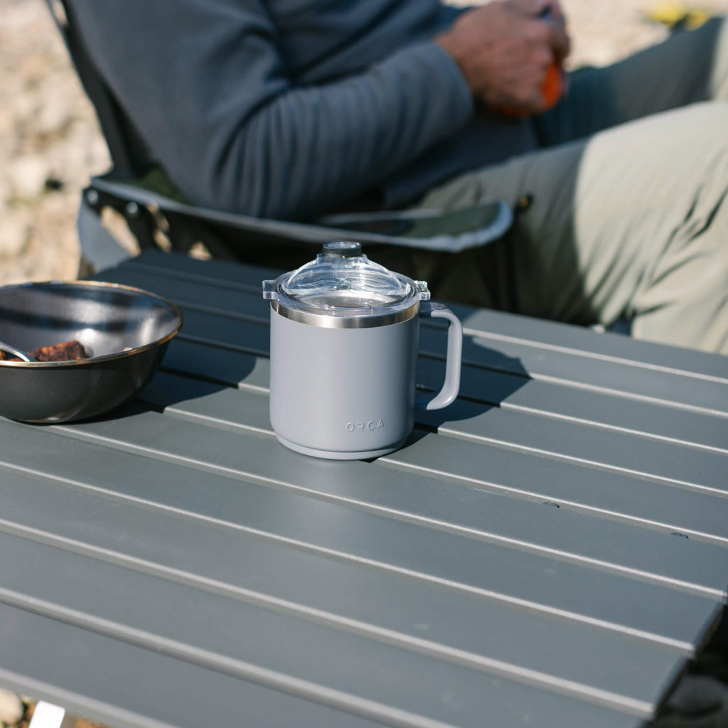 Heavy-Duty Grilling Compact Camp Table 25 - Choice 214 - Portable Camping Table with Heat-Resistant Countertop Detail