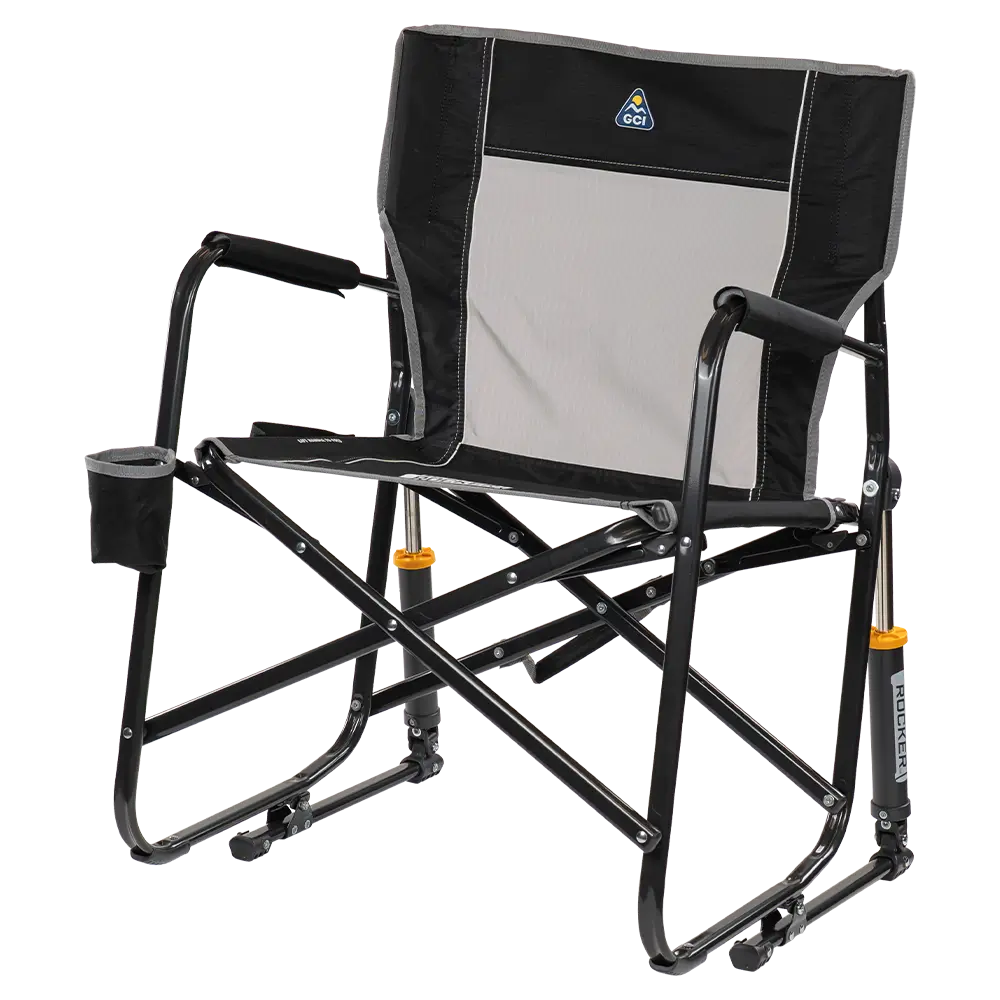 Patented Spring-Action Freestyle Rocker - Choice 711 - Freestyle Rocker Portable Outdoor Folding Chair Detail