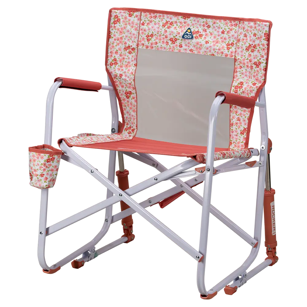 Patented Spring-Action Freestyle Rocker - Choice 711 - Freestyle Rocker Portable Outdoor Folding Chair Detail