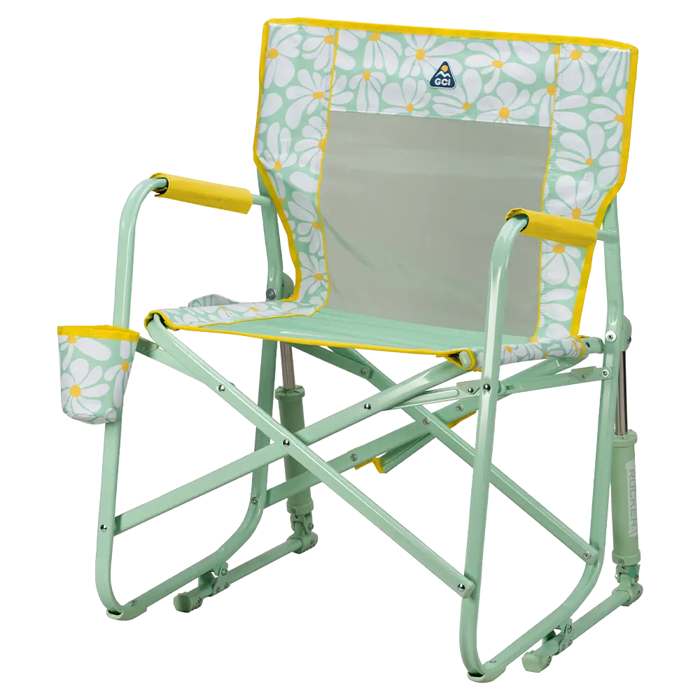 Patented Spring-Action Freestyle Rocker - Choice 711 - Freestyle Rocker Portable Outdoor Folding Chair Detail