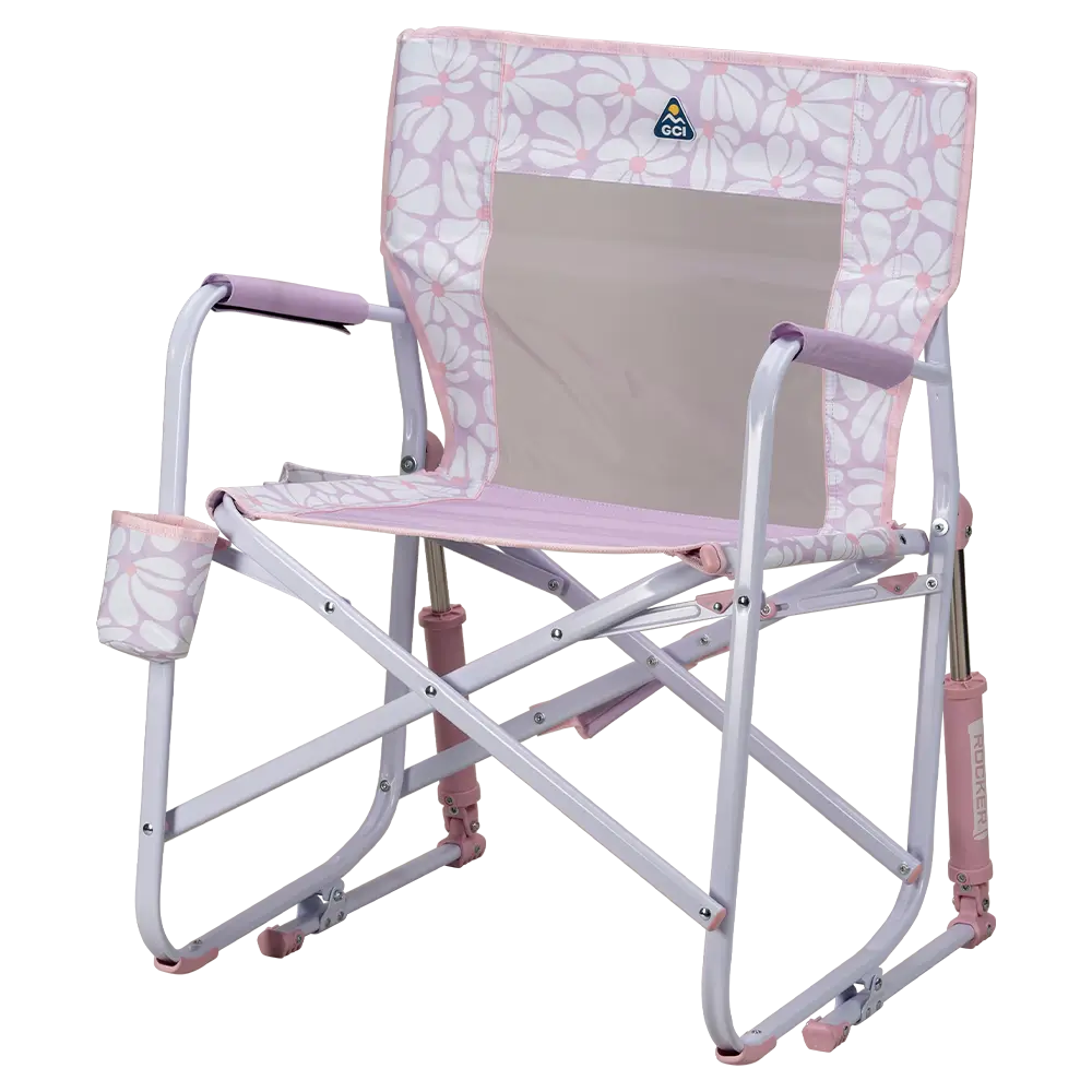 Patented Spring-Action Freestyle Rocker - Choice 711 - Freestyle Rocker Portable Outdoor Folding Chair Detail