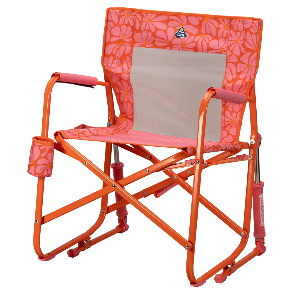 Patented Spring-Action Freestyle Rocker - Choice 711 - Freestyle Rocker Portable Outdoor Folding Chair Detail