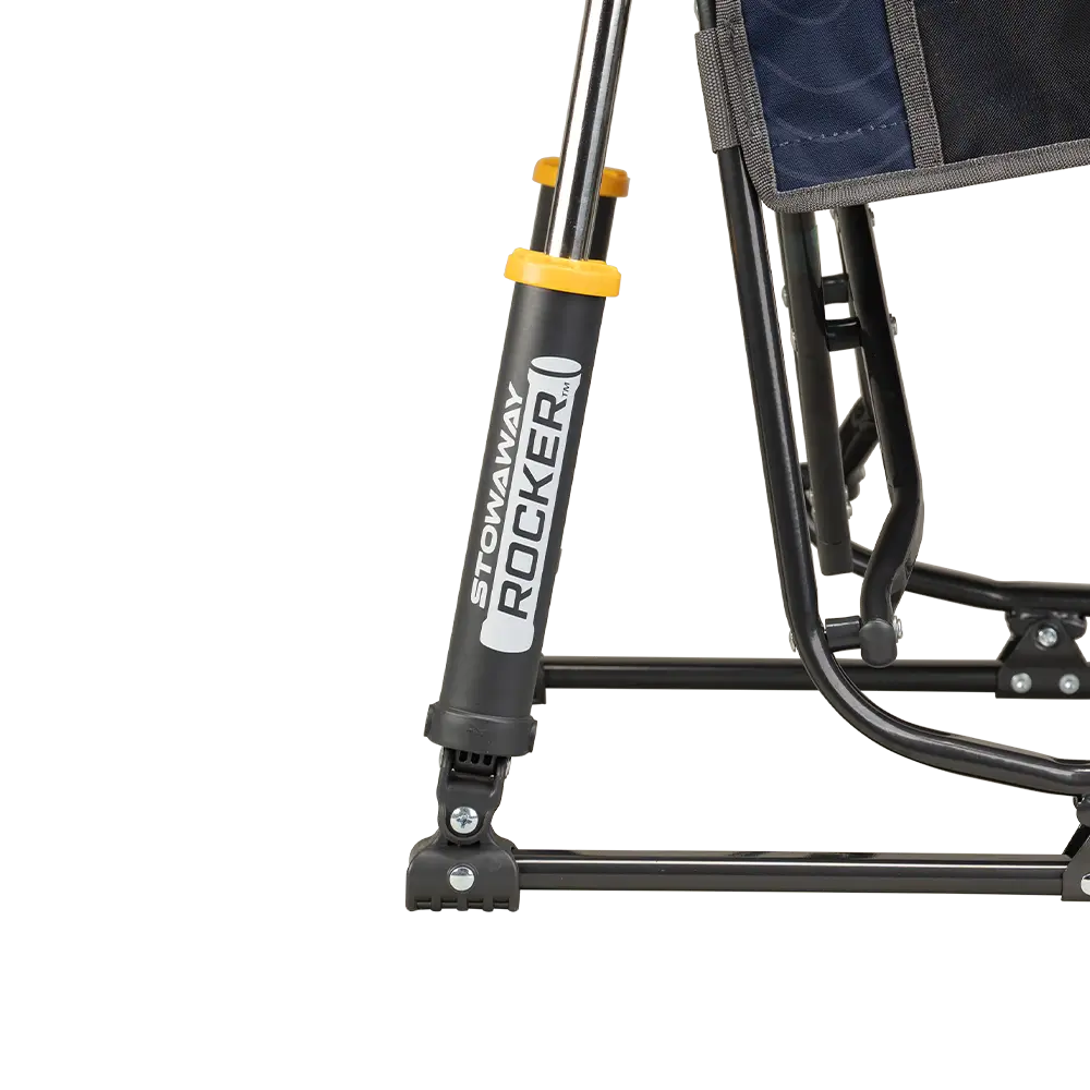 Smooth Motion Stowaway Rocker - Choice 794 - Patented Spring-Action Rocking Chair for Camping Detail