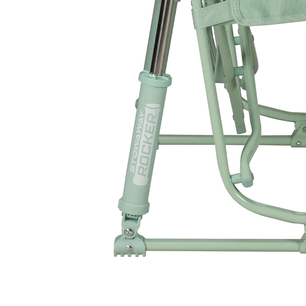Smooth Motion Stowaway Rocker - Choice 794 - Patented Spring-Action Rocking Chair for Camping Detail