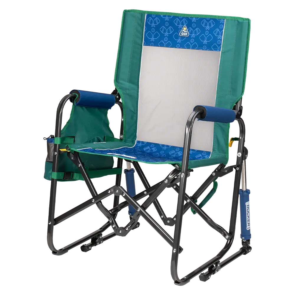 Smooth Motion Stowaway Rocker - Choice 794 - Patented Spring-Action Rocking Chair for Camping Detail