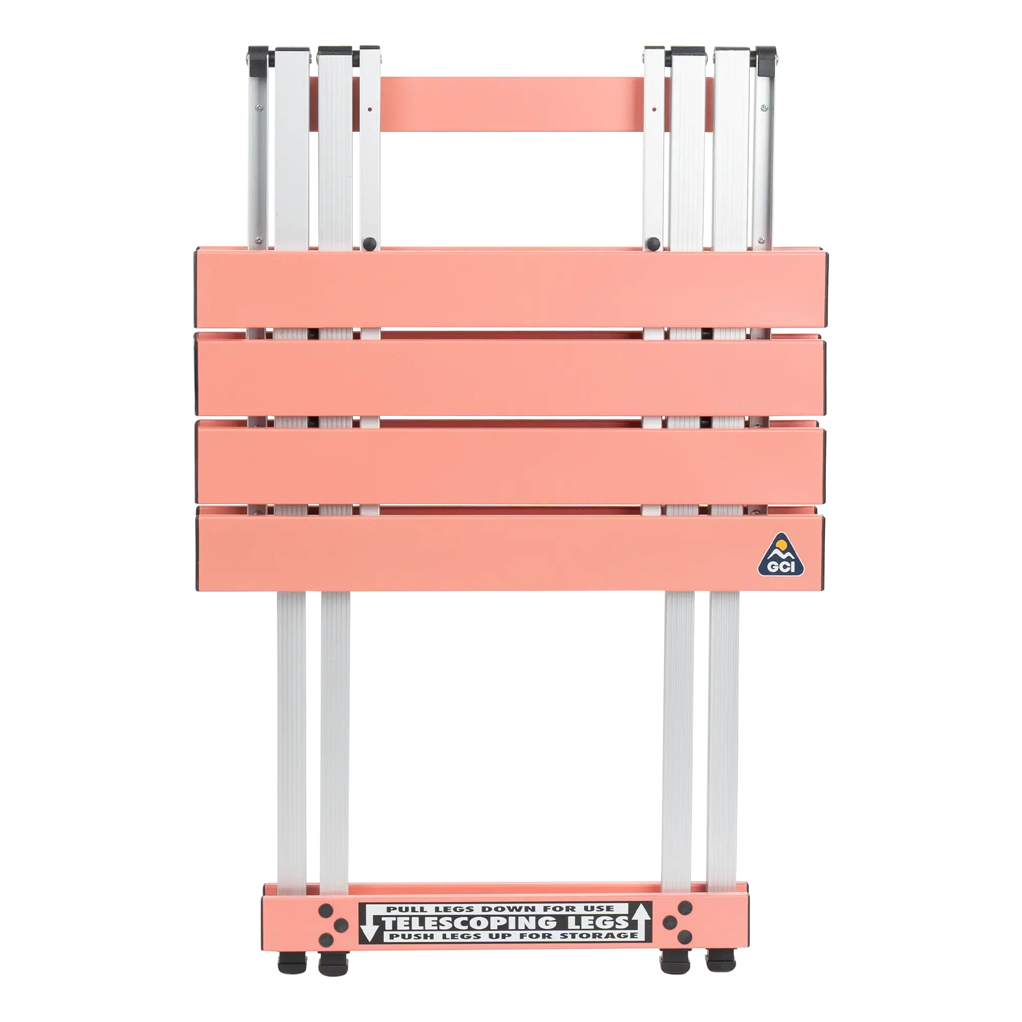 Slim-Fold Compact Camp Table 20 - Choice 513 - Slim-Fold Outdoor Cook Station with Storage Shelves Detail