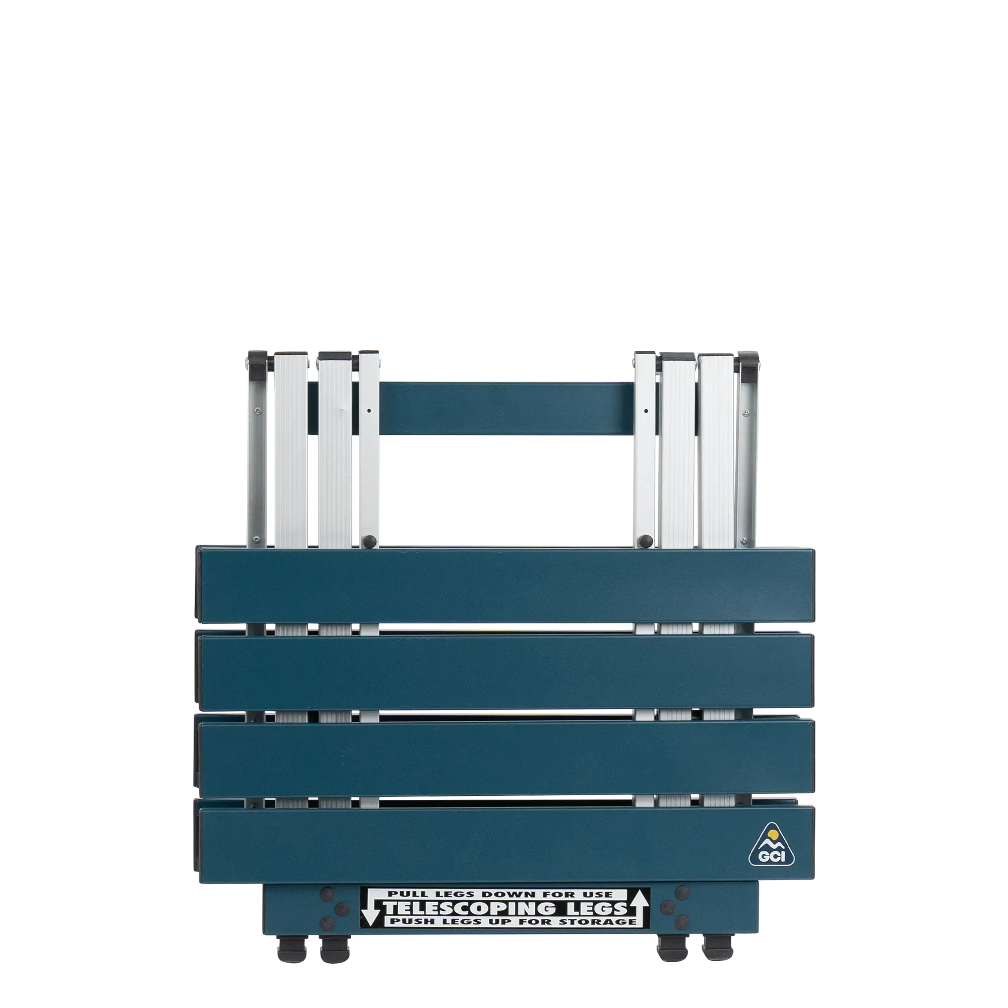 Slim-Fold Compact Camp Table 20 - Choice 513 - Slim-Fold Outdoor Cook Station with Storage Shelves Detail