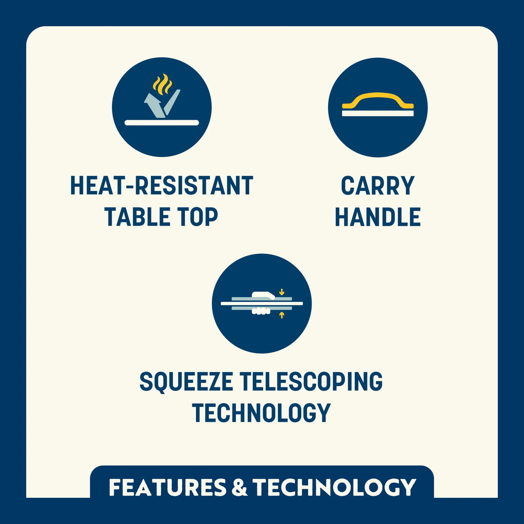 Heavy-Duty Grilling Compact Camp Table 25 - Choice 214 - Portable Camping Table with Heat-Resistant Countertop Detail