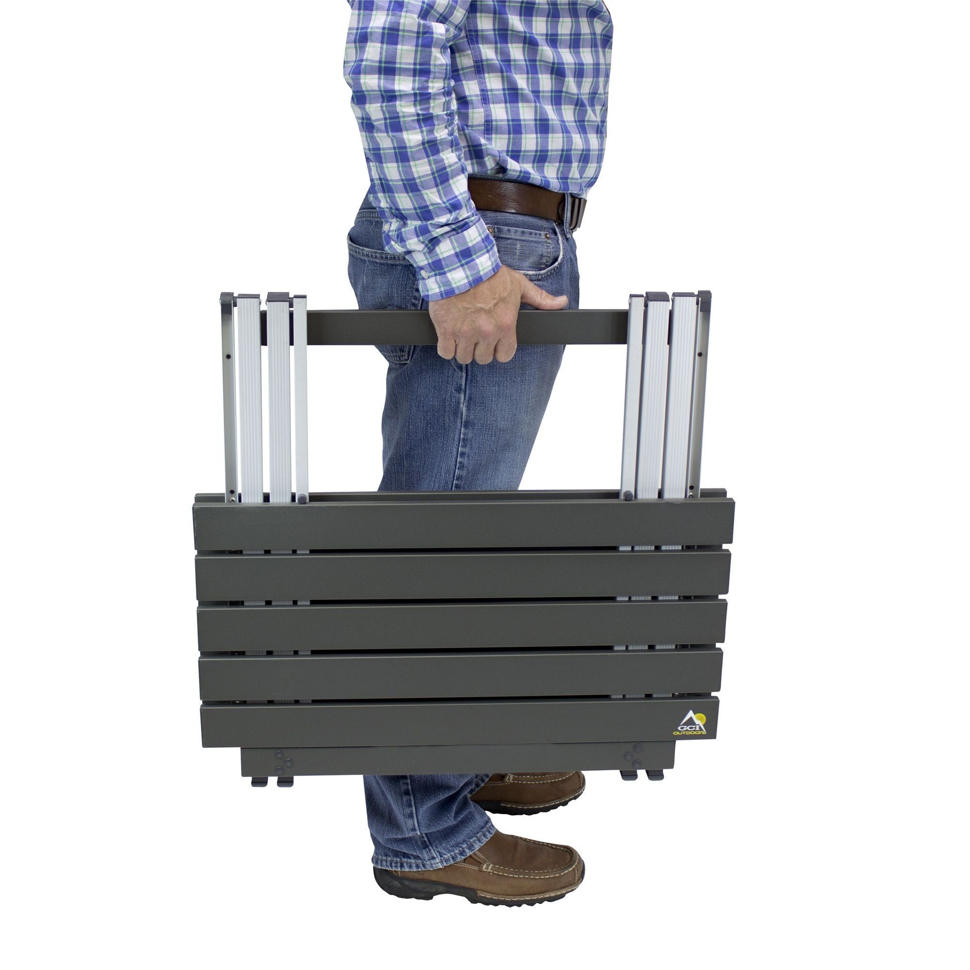 Heavy-Duty Grilling Compact Camp Table 25 - Choice 214 - Portable Camping Table with Heat-Resistant Countertop Detail