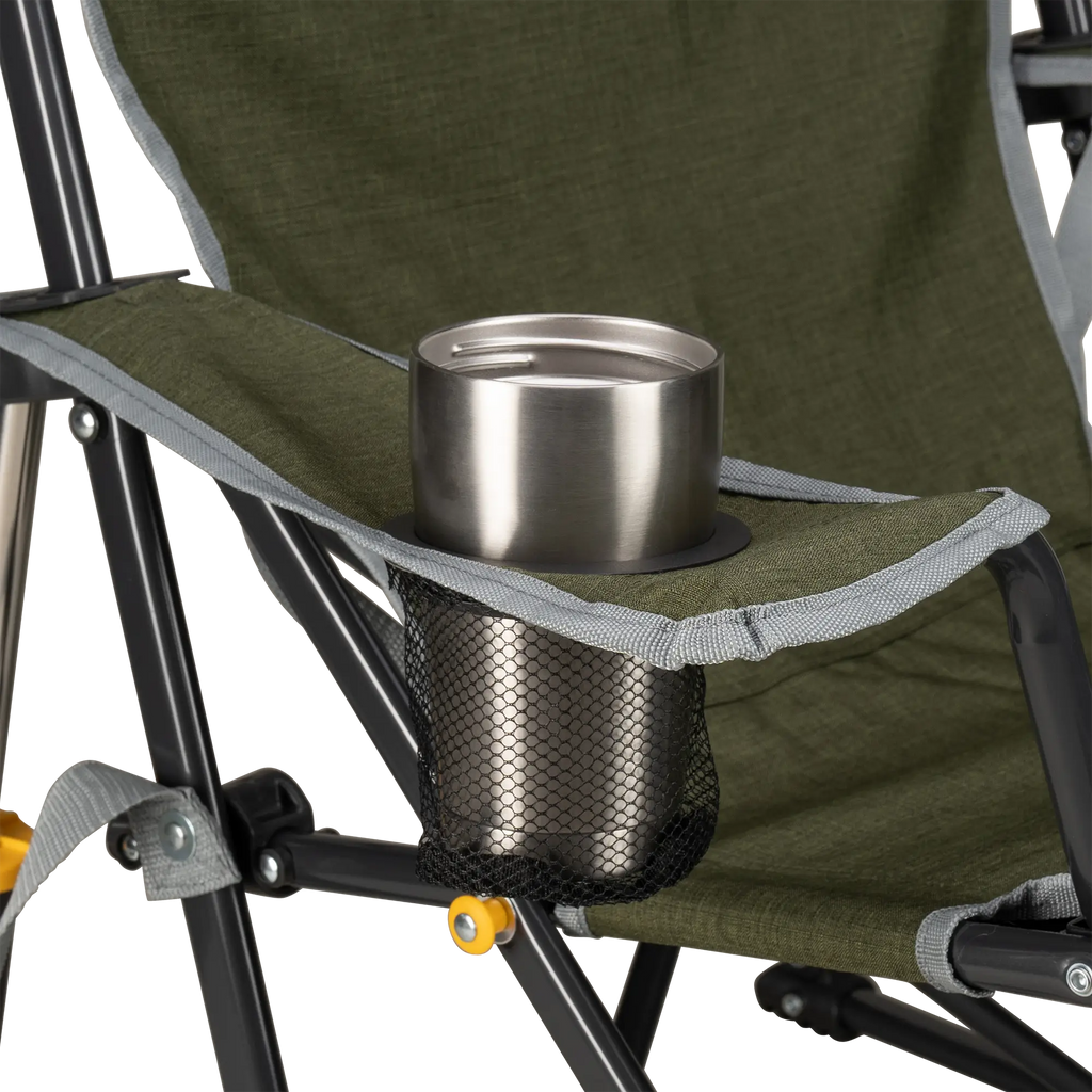 Smooth Motion Kickback Rocker - Choice 345 - Freestyle Rocker Portable Outdoor Folding Chair Detail