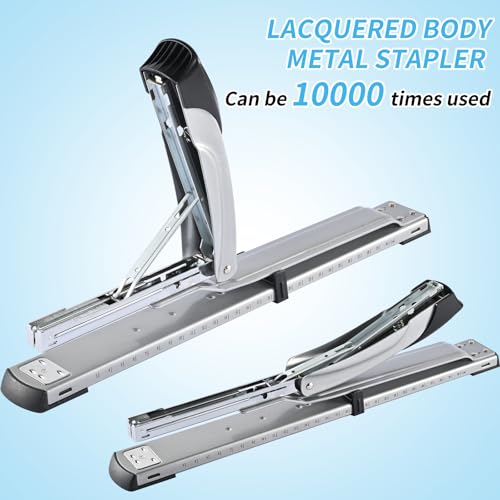 upgraded Long Reach Stapler,with 2000 Staples & Stapler