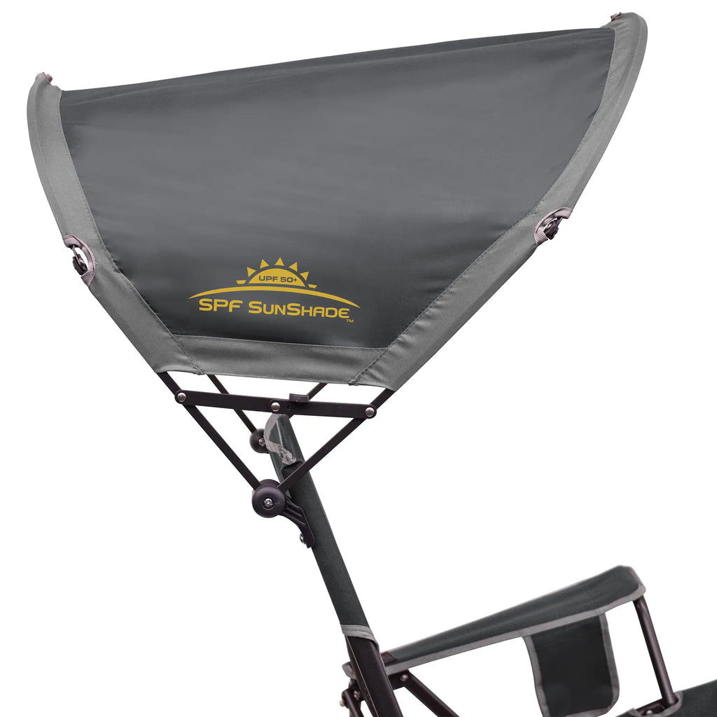 Heavy-Duty Freestyle SunShade Rocker - Choice 550 - Heavy-Duty Kickback Rocker with Beverage Holder Detail