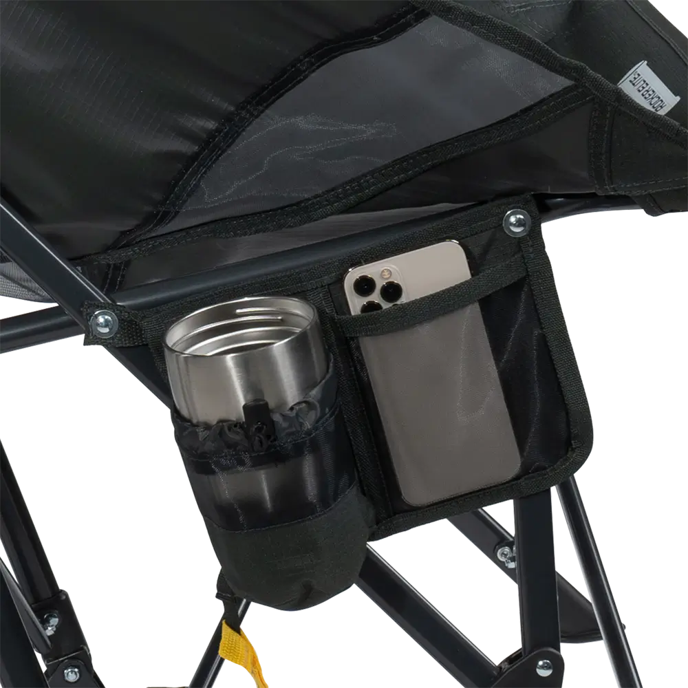 Luxury Camp Pod Rocker Elite - Choice 832 - Patented Spring-Action Rocking Chair for Camping Detail