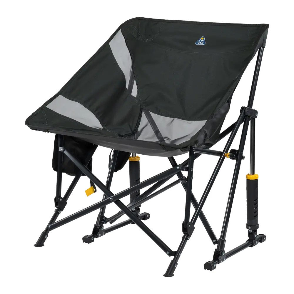 Luxury Camp Pod Rocker Elite - Choice 832 - Patented Spring-Action Rocking Chair for Camping Detail