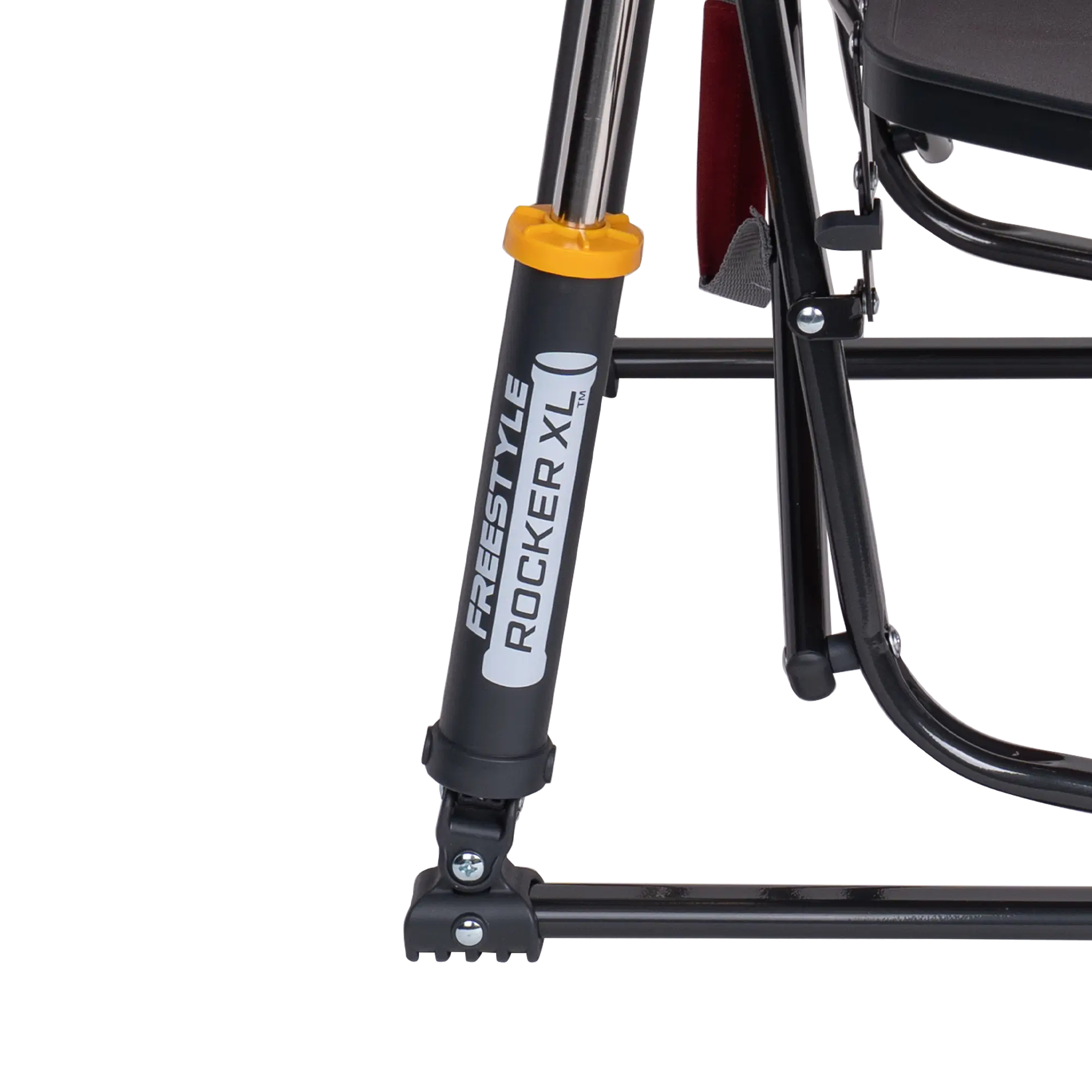 Premium All-Weather Freestyle Rocker XL with Side Table - Choice 836 - Heavy-Duty Kickback Rocker with Beverage Holder Detail