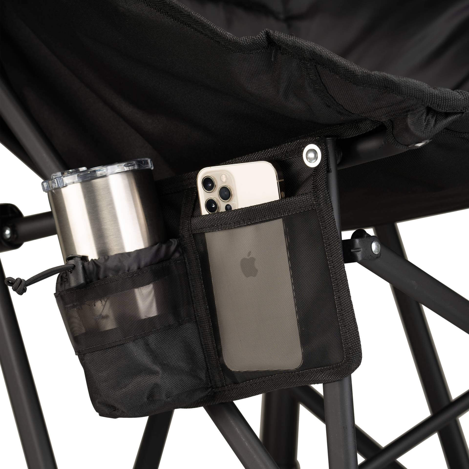 Heavy-Duty Freestyle Puff Rocker - Choice 731 - RoadTrip Rocker Smooth Motion Camp Chair Detail