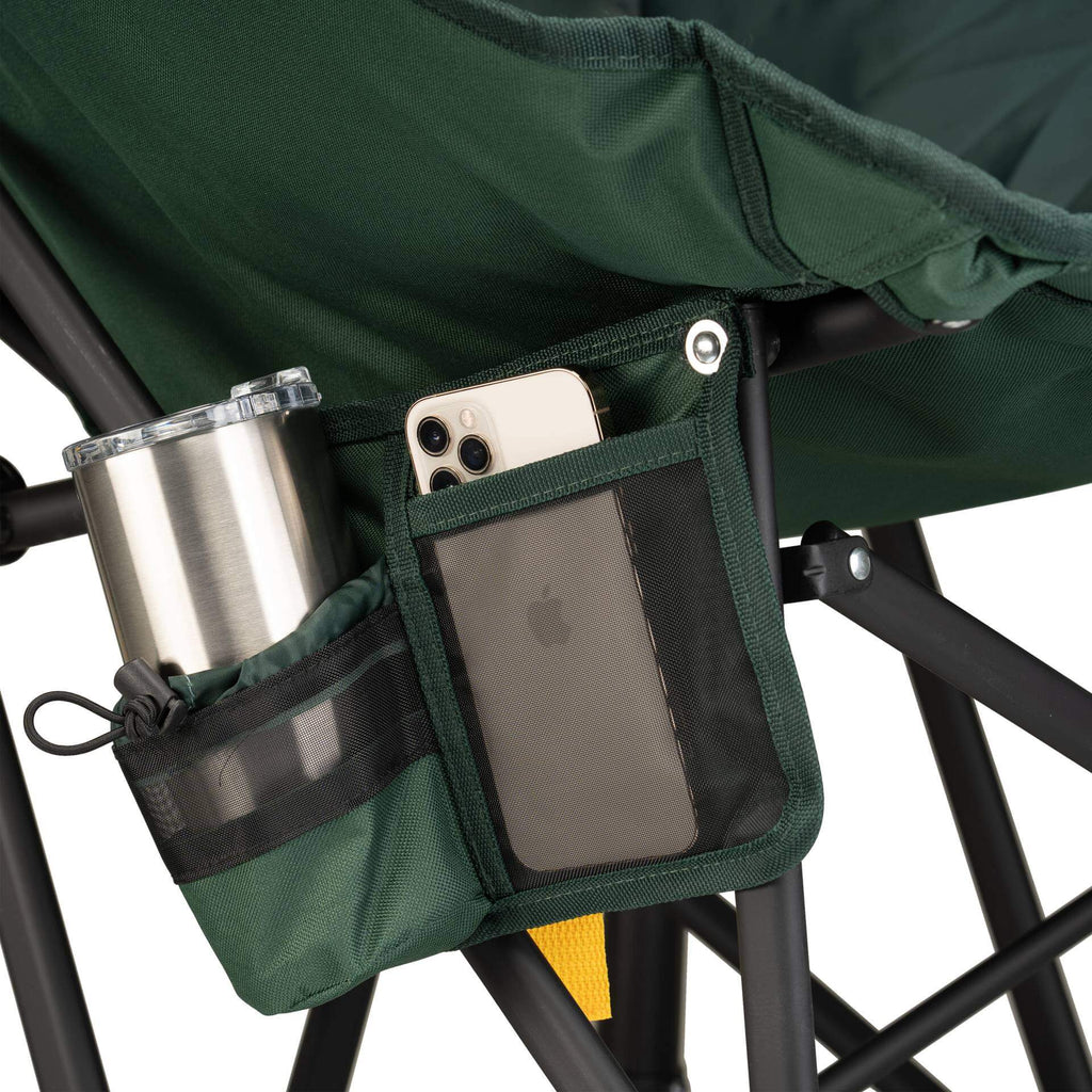 Heavy-Duty Freestyle Puff Rocker - Choice 731 - RoadTrip Rocker Smooth Motion Camp Chair Detail
