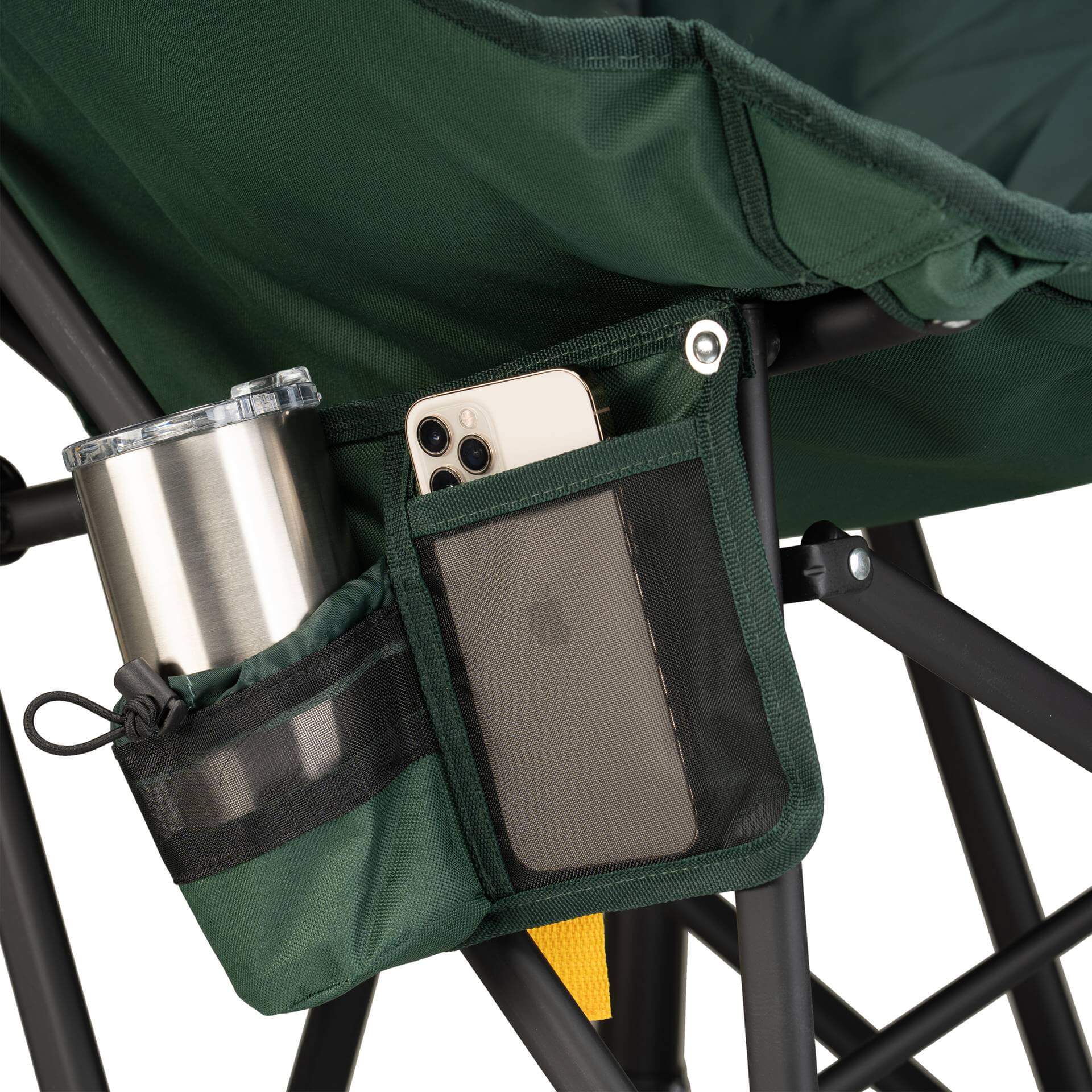 Heavy-Duty Freestyle Puff Rocker - Choice 731 - RoadTrip Rocker Smooth Motion Camp Chair Detail