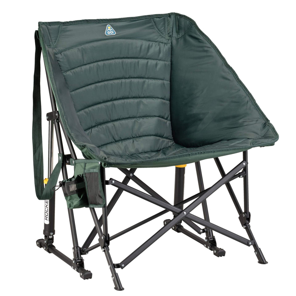 Heavy-Duty Freestyle Puff Rocker - Choice 731 - RoadTrip Rocker Smooth Motion Camp Chair - Hunter
