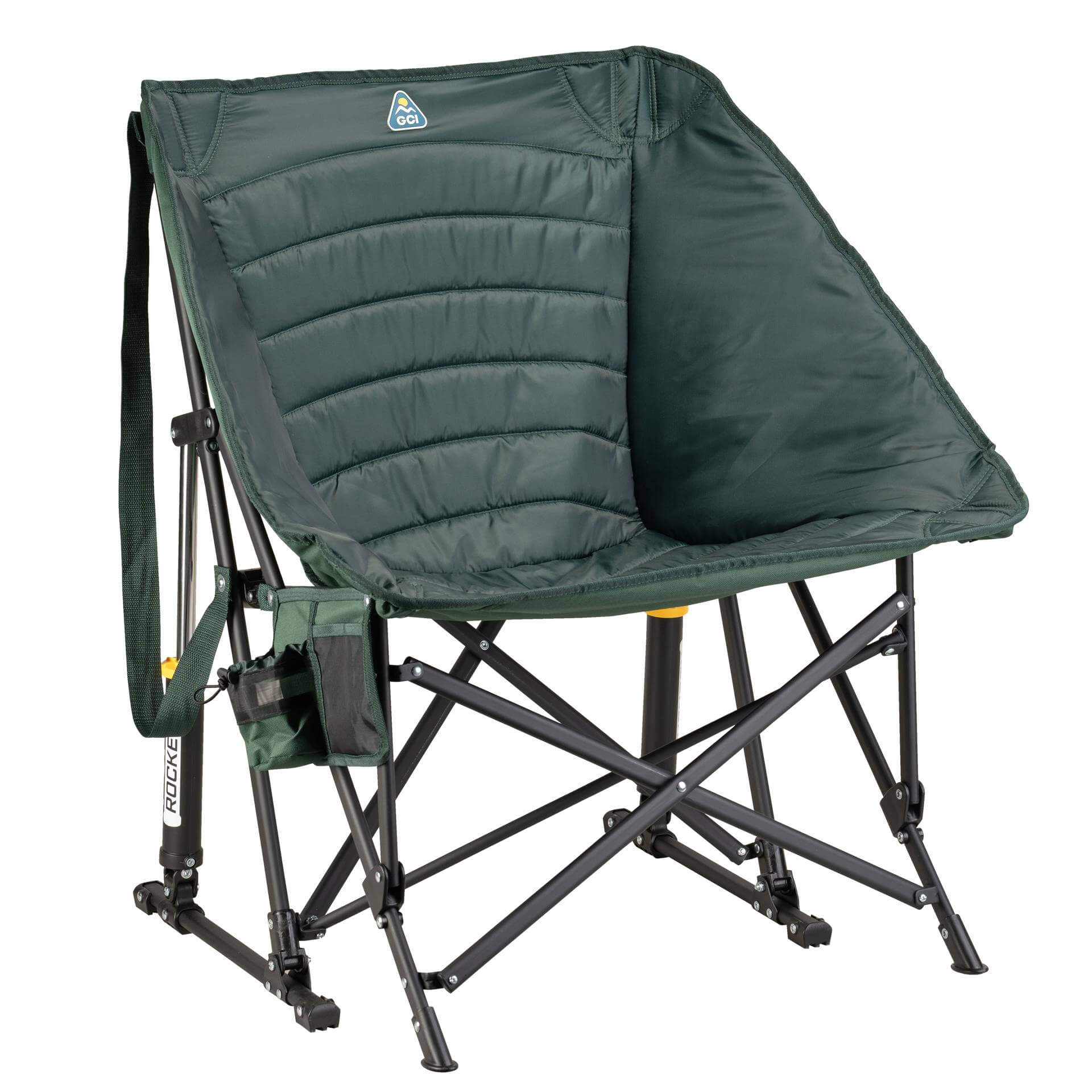 Heavy-Duty Freestyle Puff Rocker - Choice 731 - RoadTrip Rocker Smooth Motion Camp Chair - Hunter