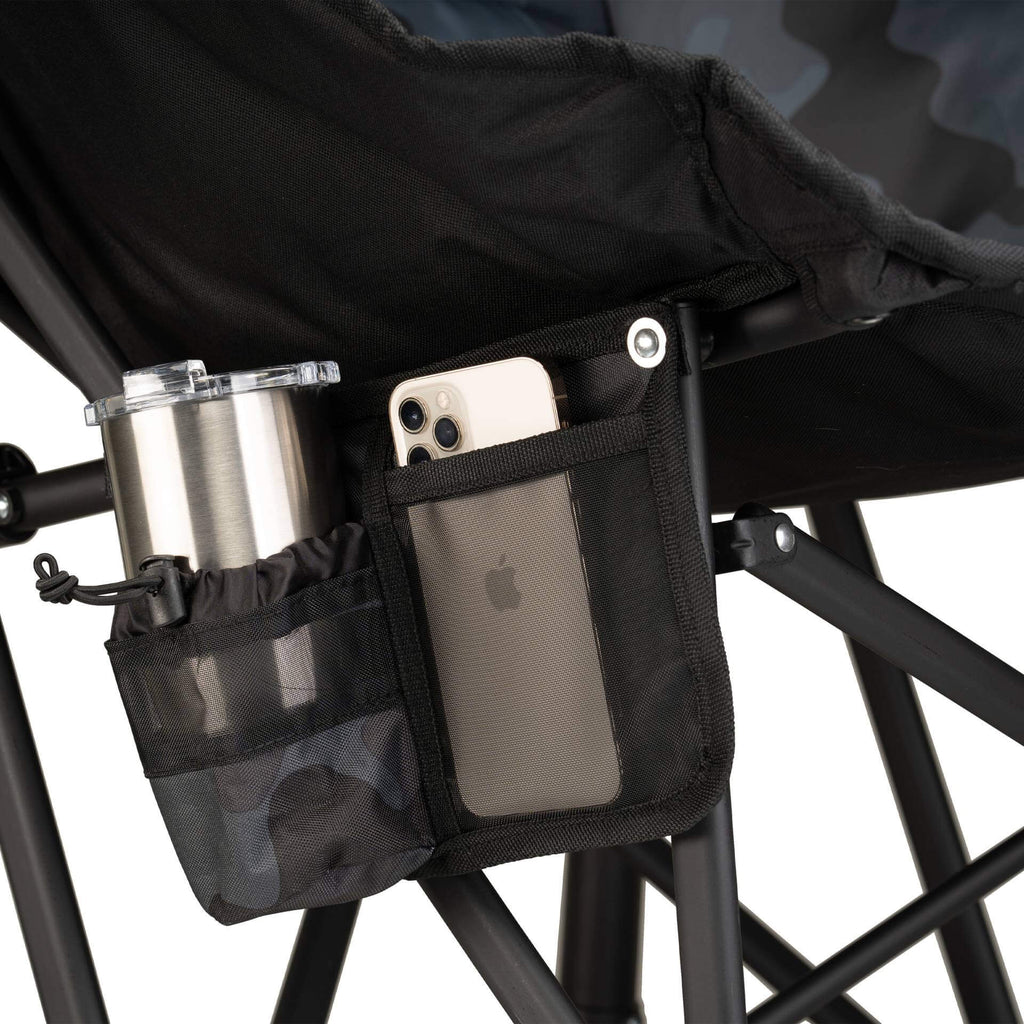 Heavy-Duty Freestyle Puff Rocker - Choice 731 - RoadTrip Rocker Smooth Motion Camp Chair Detail