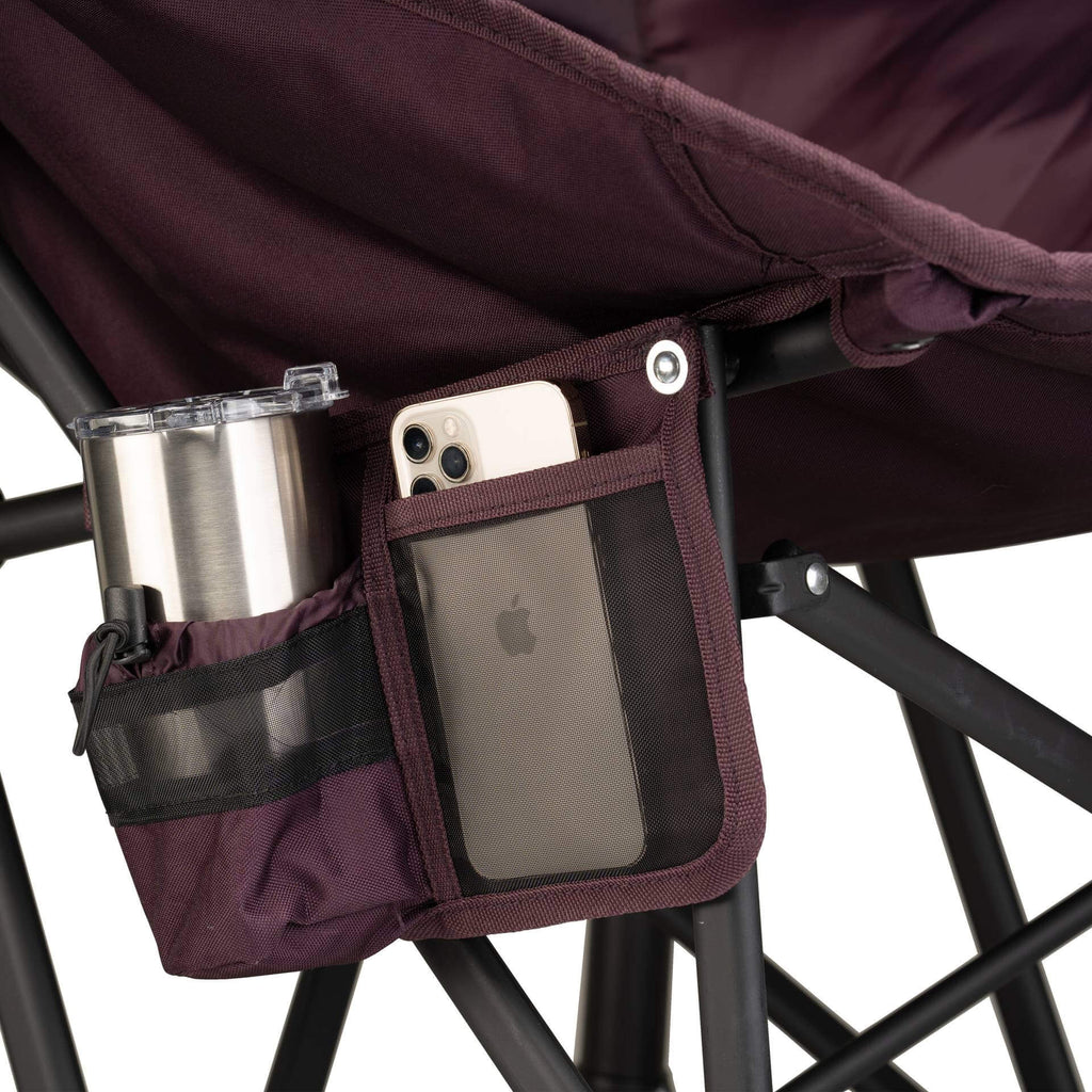 Heavy-Duty Freestyle Puff Rocker - Choice 731 - RoadTrip Rocker Smooth Motion Camp Chair Detail