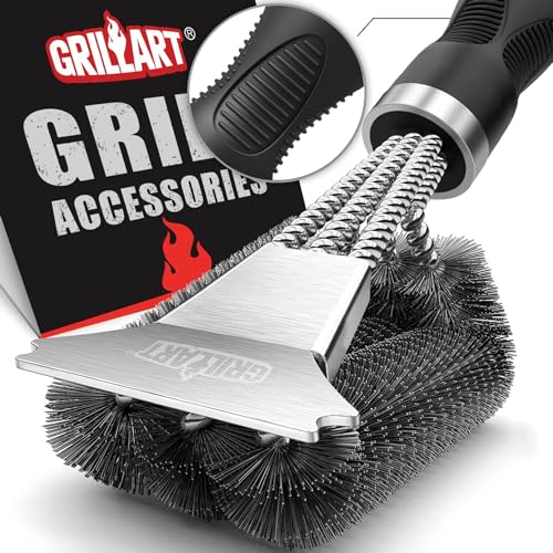 Smart Home GRILLART Grill Brush and Scraper, Extra Strong for Daily Use