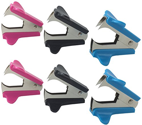 luxury Clipco Staple Remover (6-Pack) (Assorted Colors) Set
