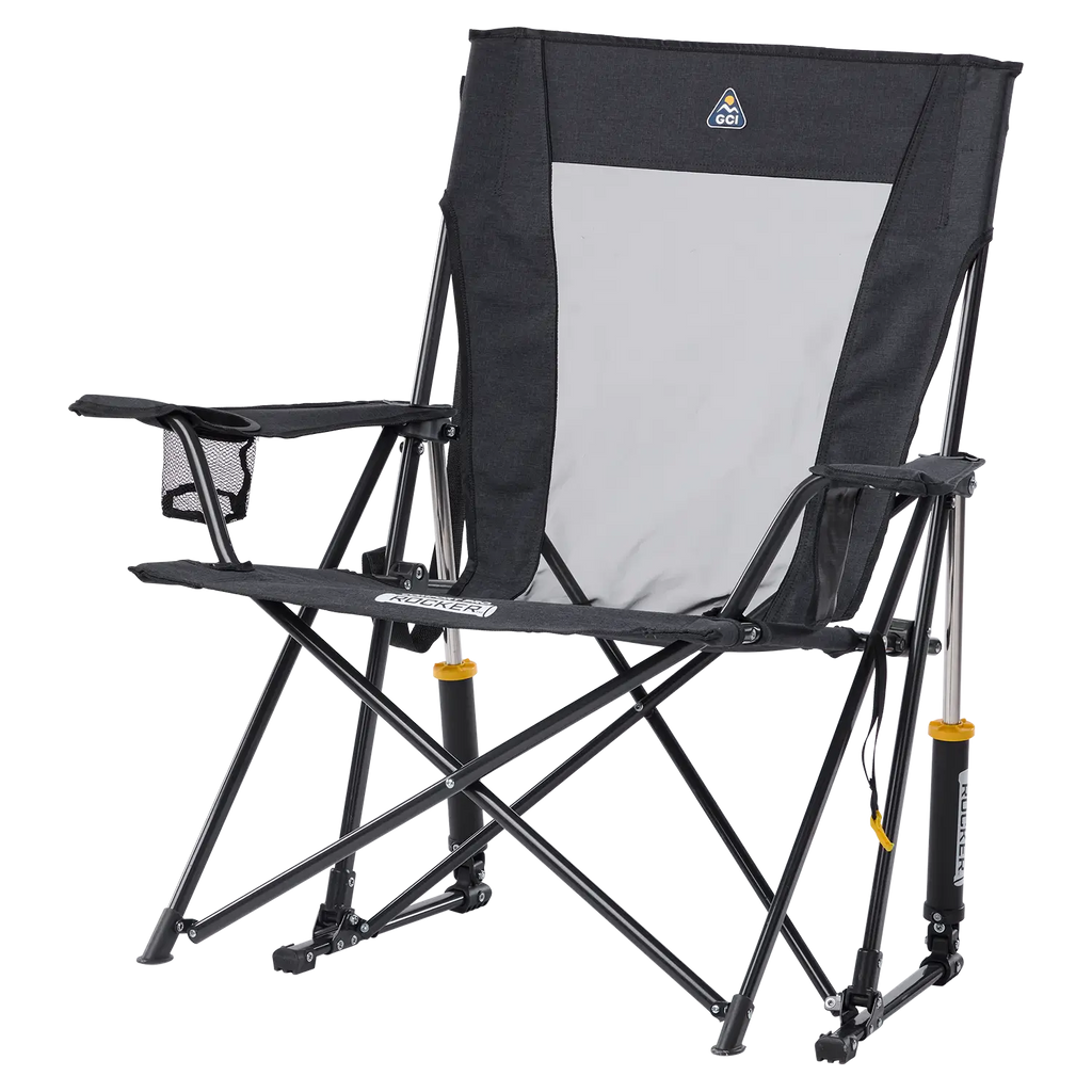 Patented Spring-Action Comfort Pro Rocker XL - Choice 107 - Freestyle Rocker Portable Outdoor Folding Chair Detail