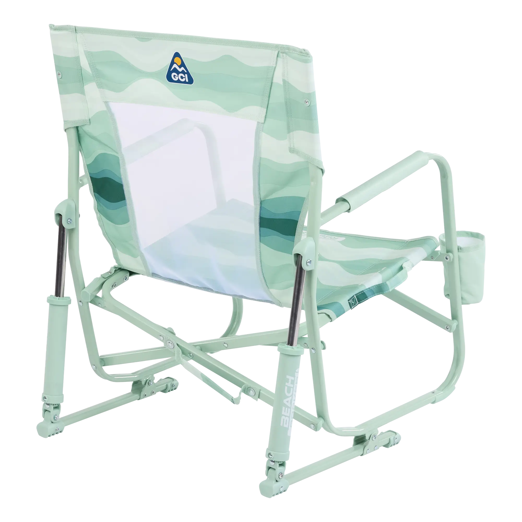 Heavy-Duty Freestyle Beach Rocker - Choice 712 - Freestyle Rocker Portable Outdoor Folding Chair Detail