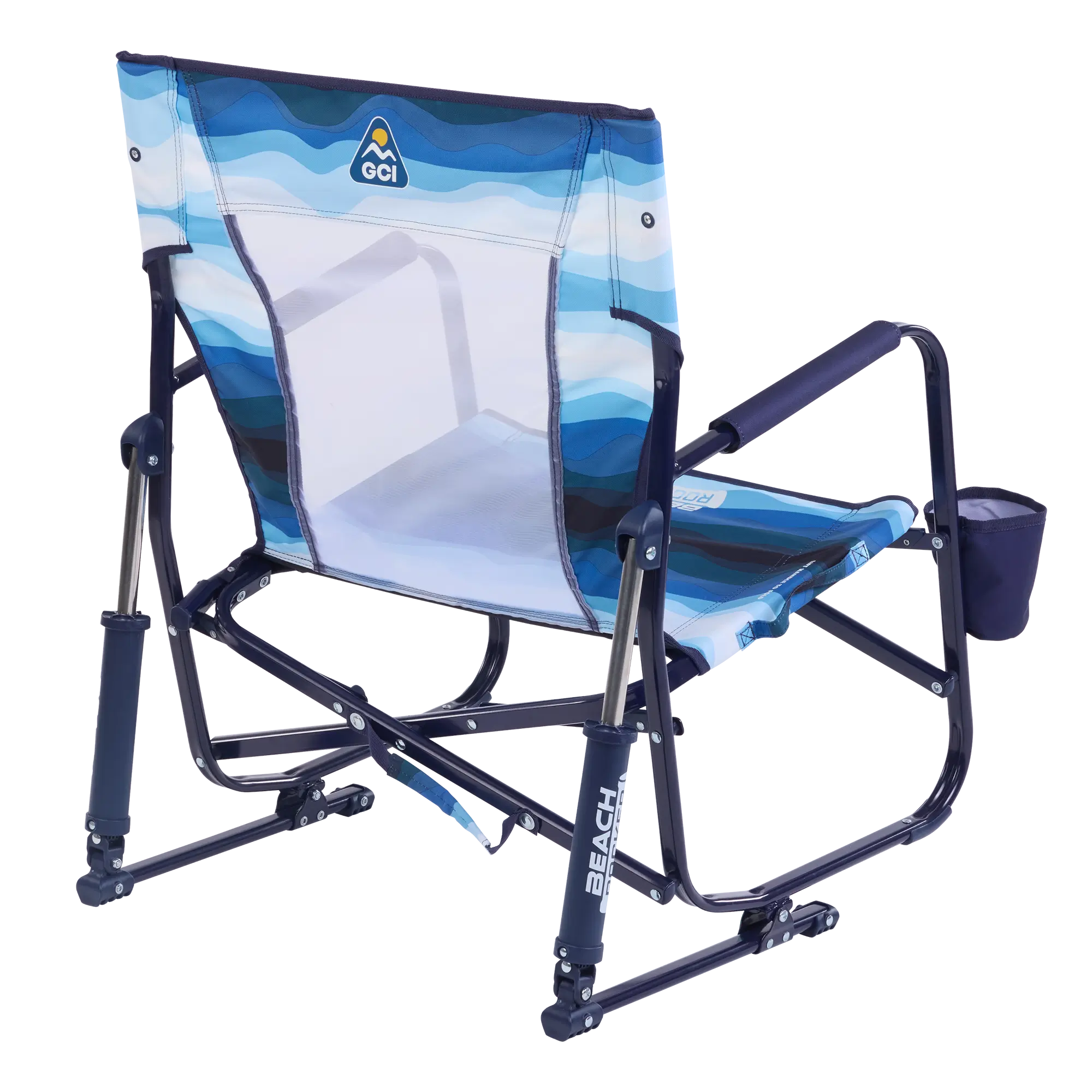 Heavy-Duty Freestyle Beach Rocker - Choice 712 - Freestyle Rocker Portable Outdoor Folding Chair Detail