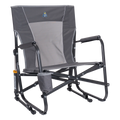 Premium All-Weather FirePit Rocker - Choice 737 - RoadTrip Rocker Smooth Motion Camp Chair - Pewter