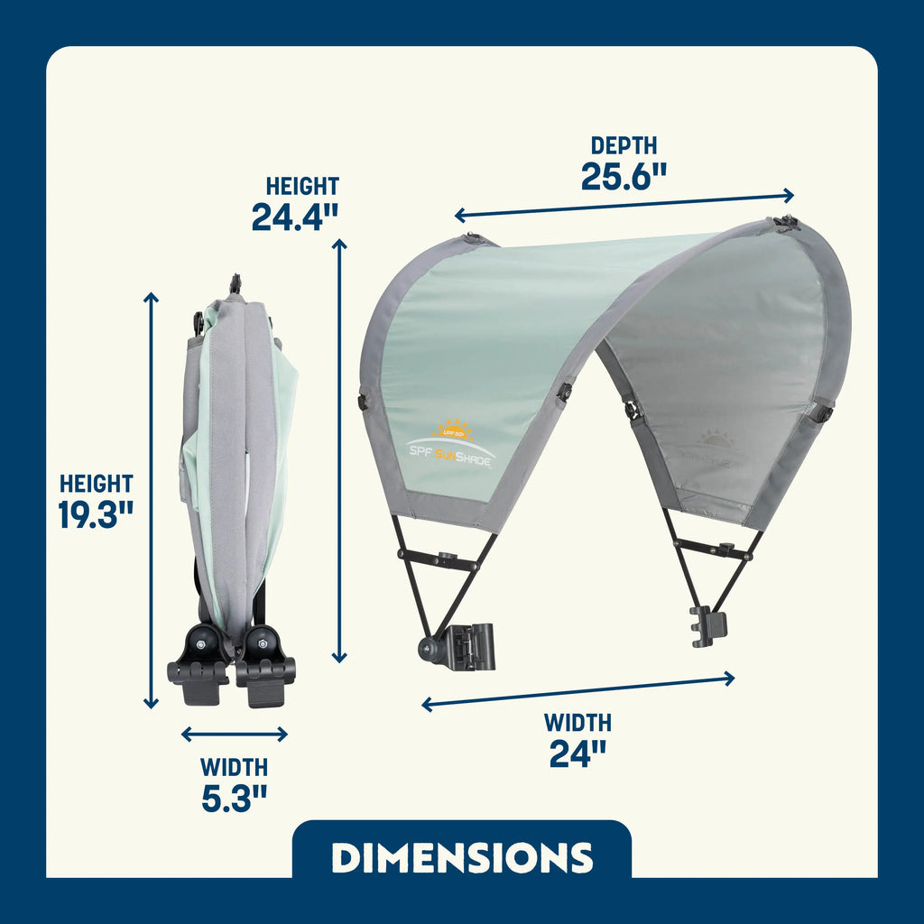 Premium All-Weather SunShade Accessory - Choice 361 - Portable Beach Canopy with Adjustable Shade Angle Detail