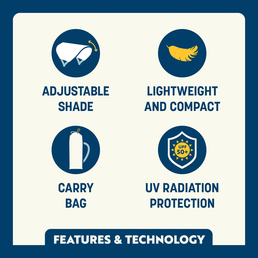 Premium All-Weather SunShade Accessory - Choice 361 - Portable Beach Canopy with Adjustable Shade Angle Detail