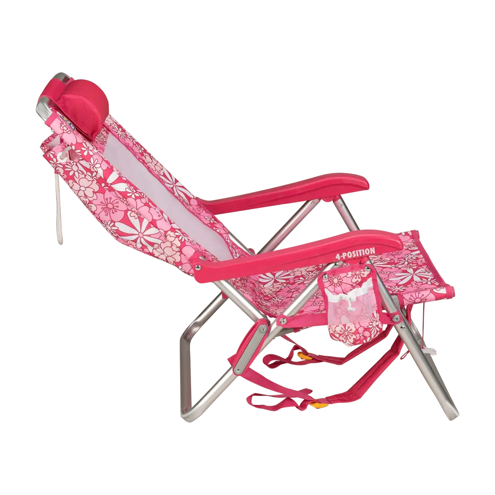 Rust-Resistant Aluminum Backpack Beach Chair - Choice 709 - Portable Heavy-Duty Low Boy Chair for Ocean Side Detail