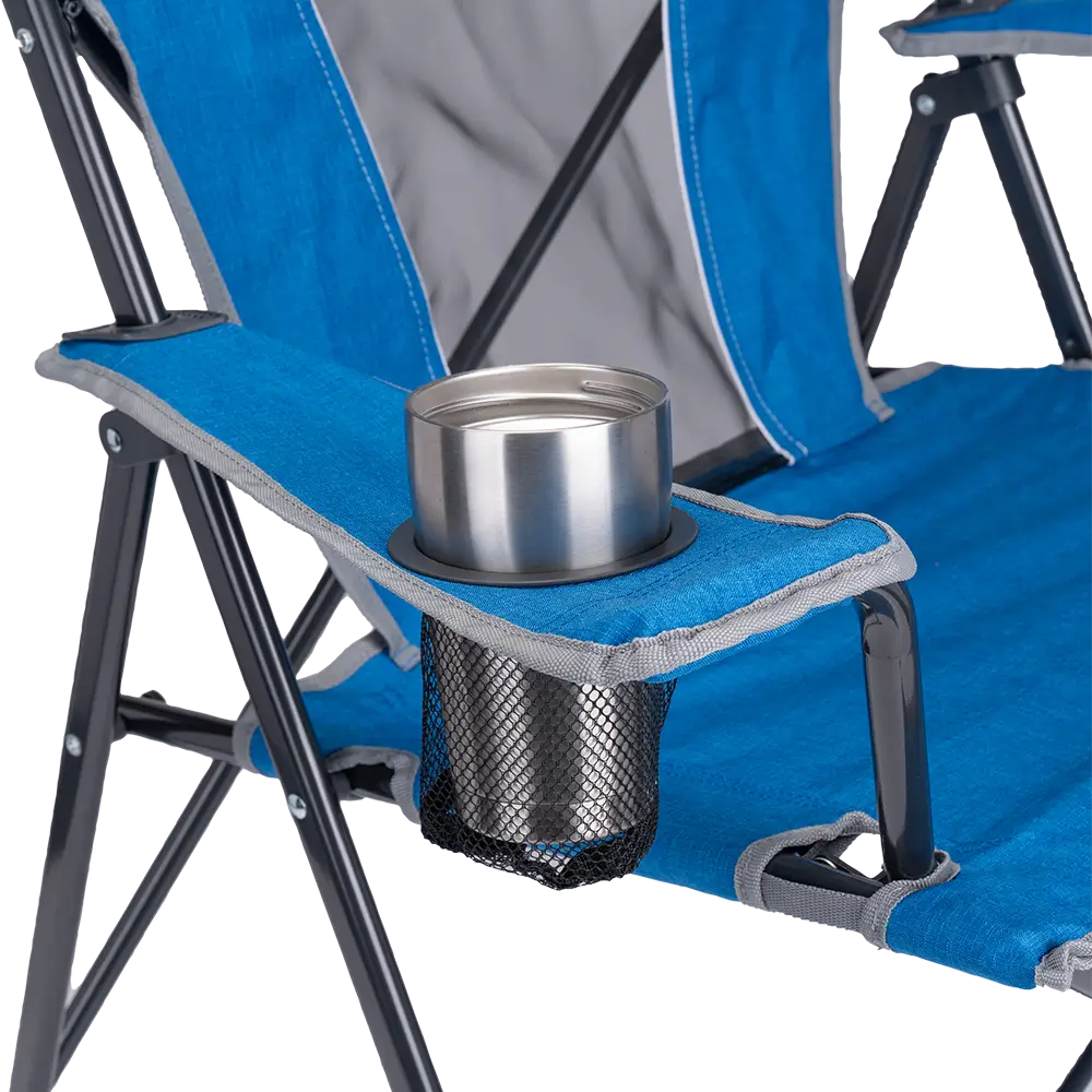 Micro-Folding Comfort Quad Chair - Choice 989 - Pico Compact Folding Camp Chair with Carry Bag Detail
