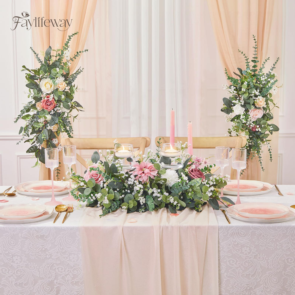 120 Pcs 4 Kinds Mixed Eucalyptus Greenery Stems, Baby Breath Flowers Artificial Bulk and Greenery Stems for DIY Bouquets Wedding Home Floral Decor