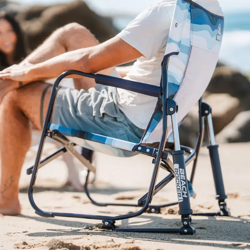 Heavy-Duty Freestyle Beach Rocker - Choice 712 - Freestyle Rocker Portable Outdoor Folding Chair Detail