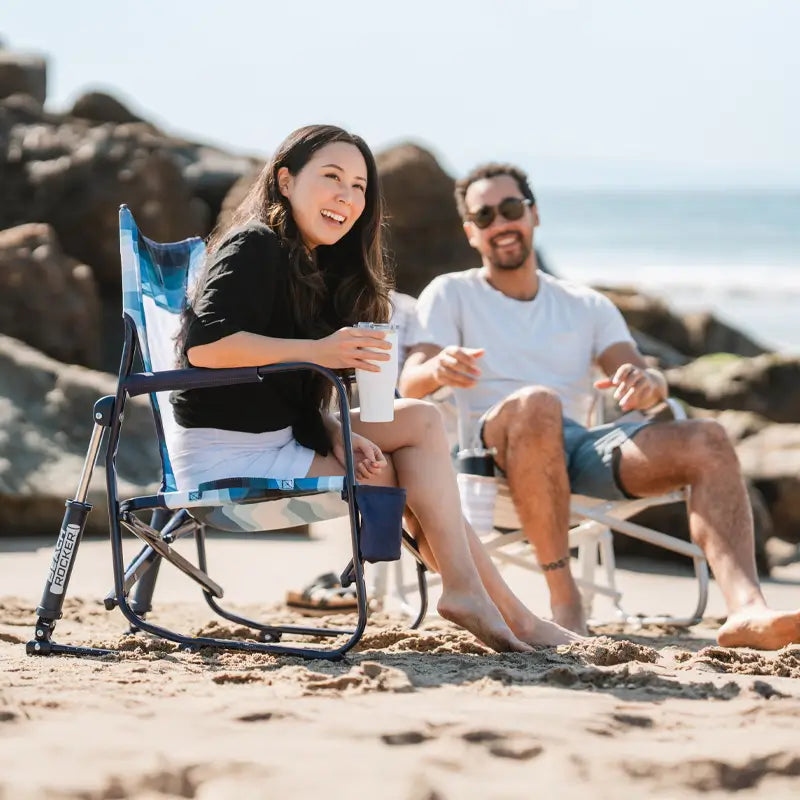 Heavy-Duty Freestyle Beach Rocker - Choice 712 - Freestyle Rocker Portable Outdoor Folding Chair Detail
