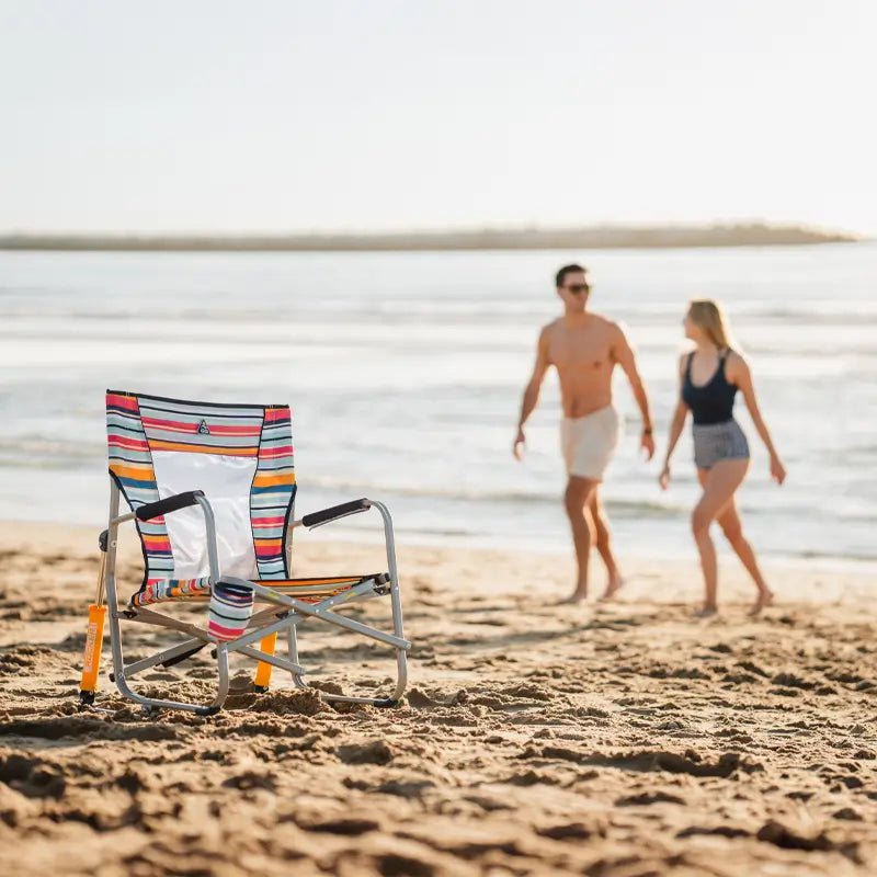 Heavy-Duty Freestyle Beach Rocker - Choice 712 - Freestyle Rocker Portable Outdoor Folding Chair Detail