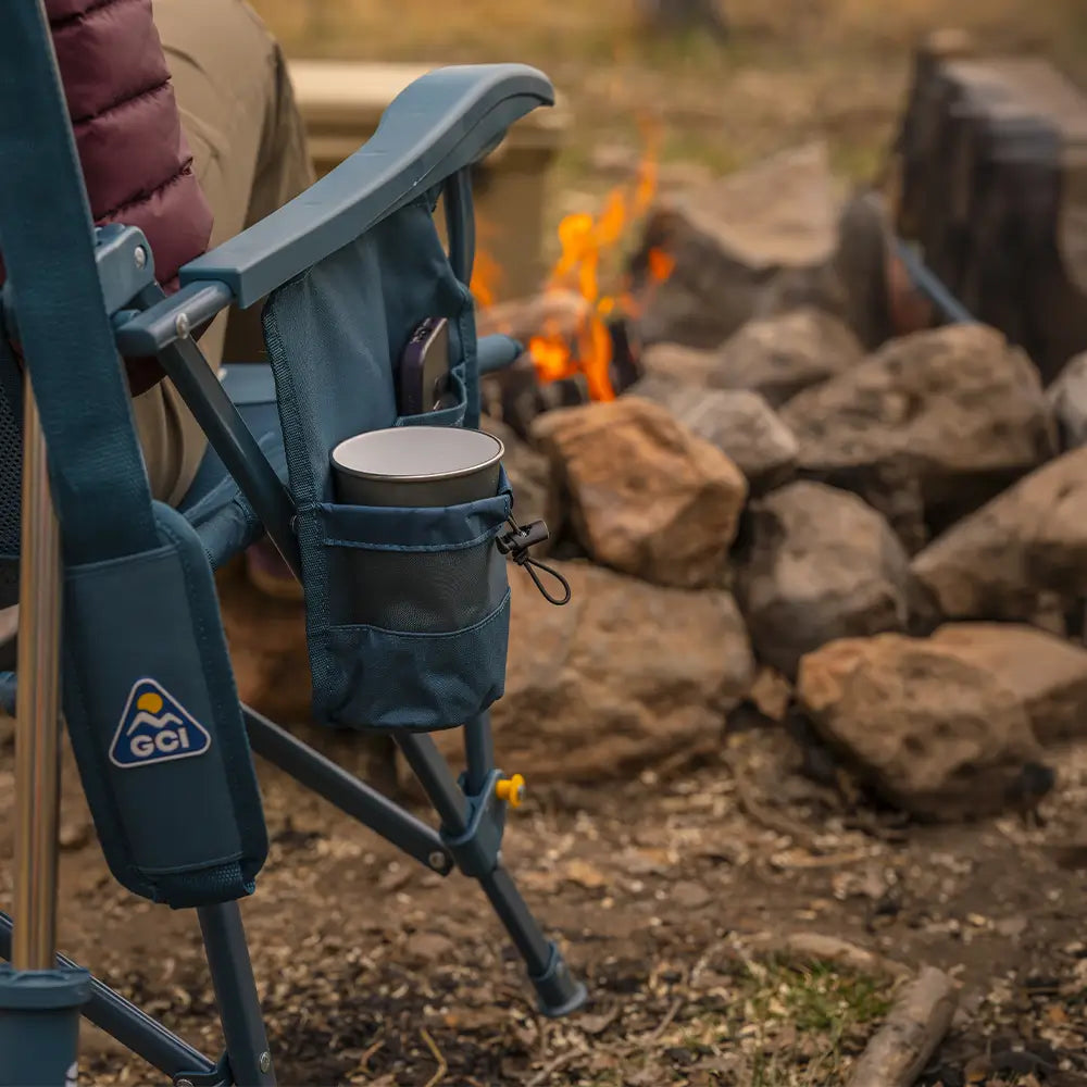 Luxury Camp BreezeRocker - Choice 504 - RoadTrip Rocker Smooth Motion Camp Chair Detail