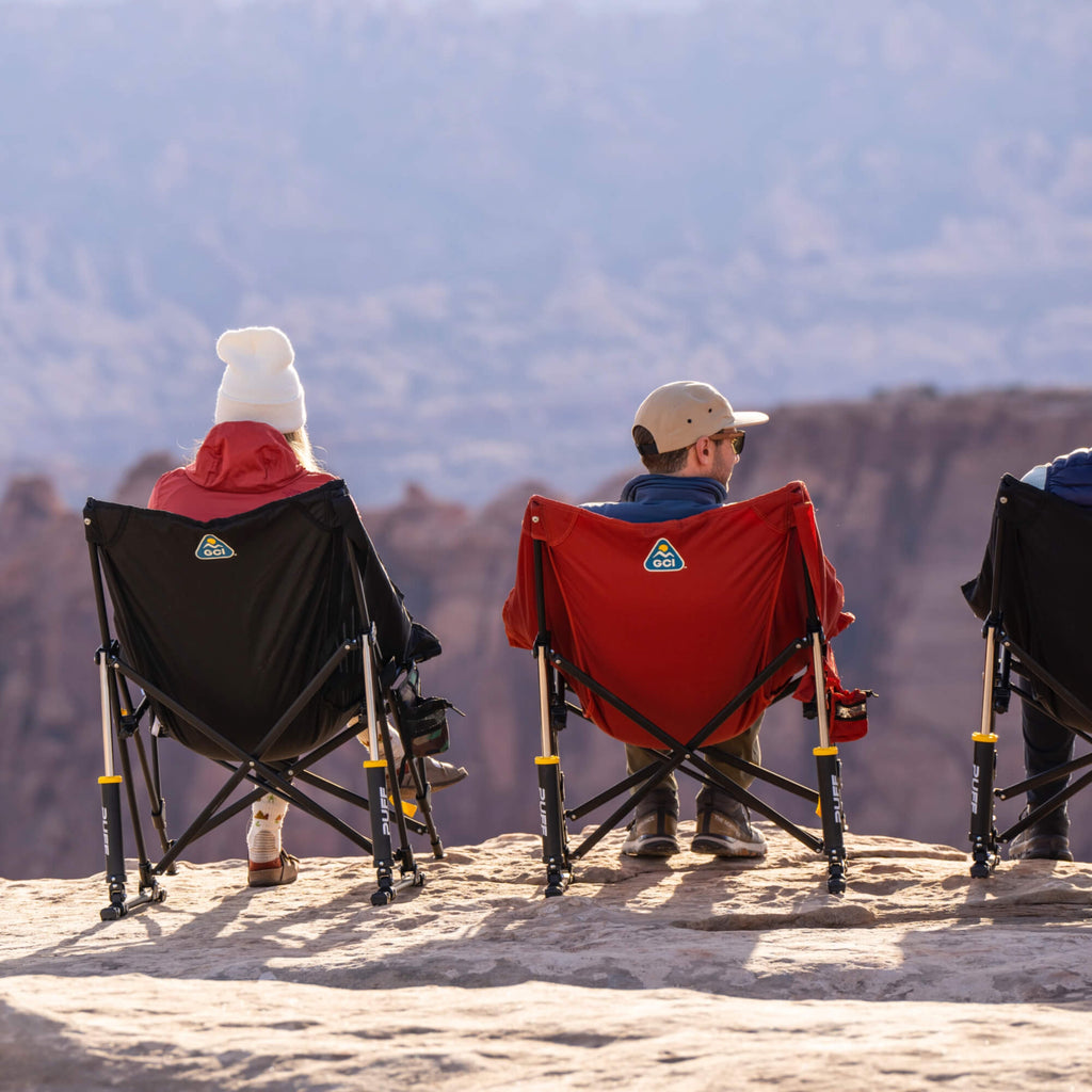 Heavy-Duty Freestyle Puff Rocker - Choice 731 - RoadTrip Rocker Smooth Motion Camp Chair Detail
