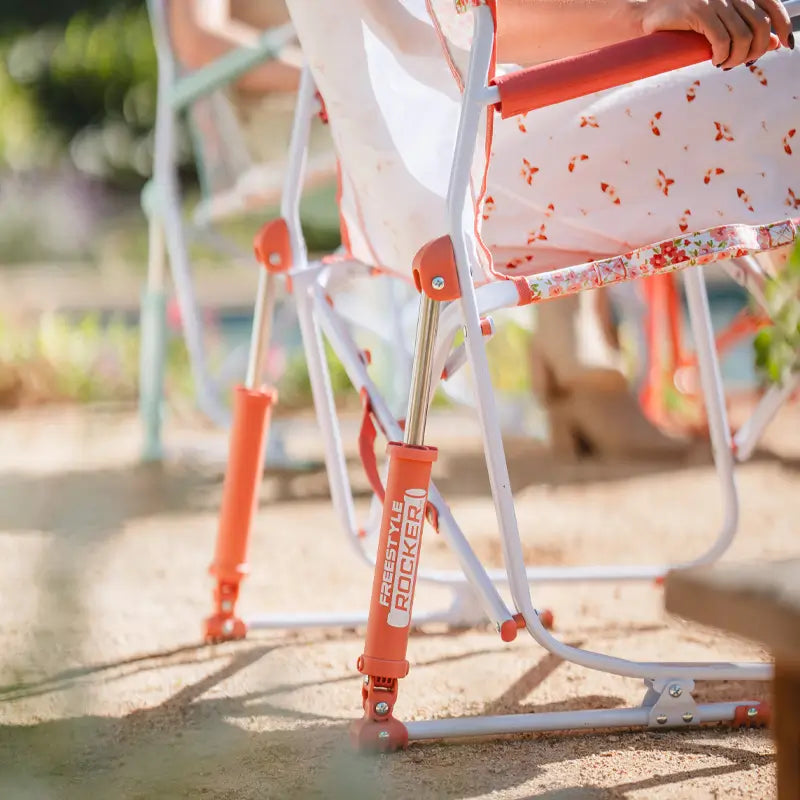 Patented Spring-Action Freestyle Rocker - Choice 711 - Freestyle Rocker Portable Outdoor Folding Chair Detail