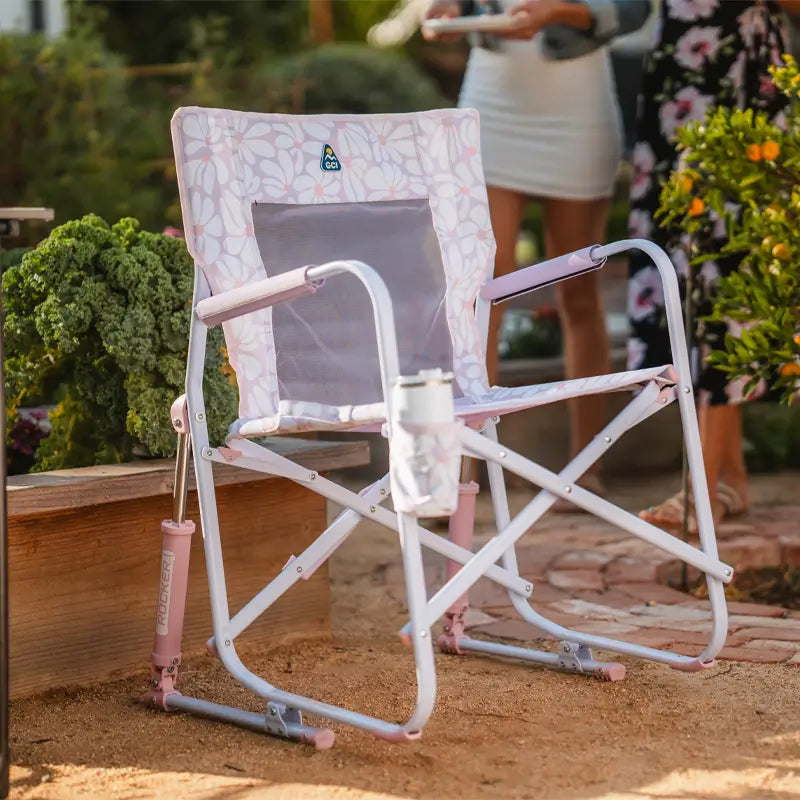 Patented Spring-Action Freestyle Rocker - Choice 711 - Freestyle Rocker Portable Outdoor Folding Chair Detail