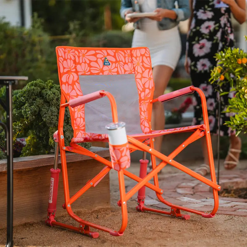 Patented Spring-Action Freestyle Rocker - Choice 711 - Freestyle Rocker Portable Outdoor Folding Chair Detail
