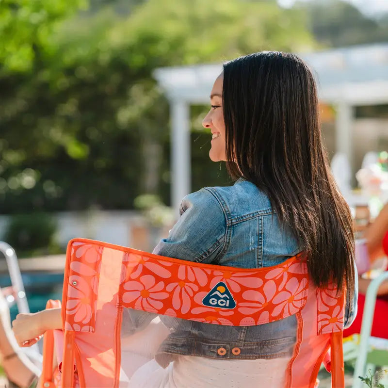 Patented Spring-Action Freestyle Rocker - Choice 711 - Freestyle Rocker Portable Outdoor Folding Chair Detail